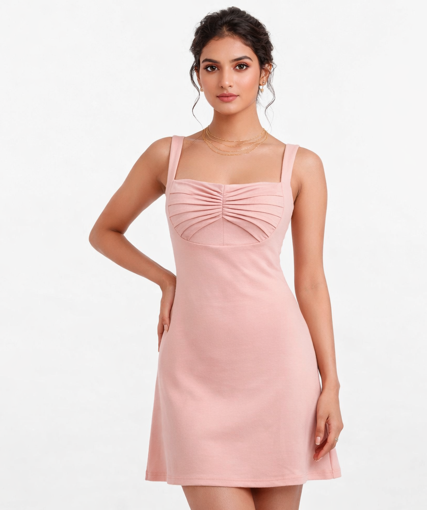 Candy Wave Mini Dress